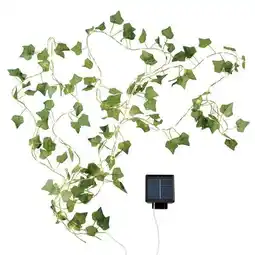 Jardiland Guirlande solaire feuilles lierre offre