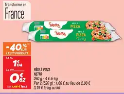Netto Netto pâte à pizza offre