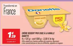 Netto Danette crème dessert saveur vanille offre