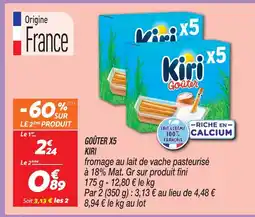 Netto Kiri goûter x5 offre