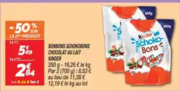 Netto Kinder bonbons schokobons chocolat au lait offre