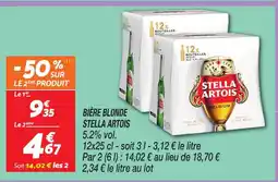 Netto Stella artois bière blonde offre