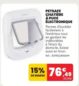 Animalis Petsafe chatière à puce électronique offre