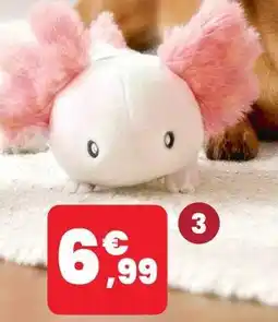 Animalis Tootoy! peluche axolotl offre