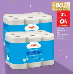 Netto Netto essuie-tout absorbant x6 offre