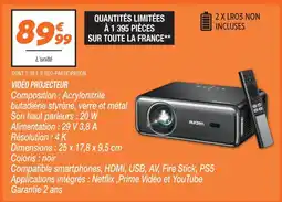 Netto Aurzen vidéo projecteur offre