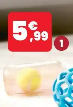 Animalis Tootoy! bouteille et balle - s offre