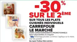 Carrefour Market Sur tous les plats cuisinés individuels carrefour le marché offre