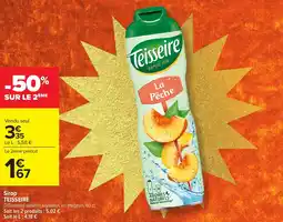 Carrefour Market Sirop teisseire offre