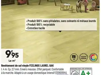Revêtement de sol vinyle Feelings Laurel Oak