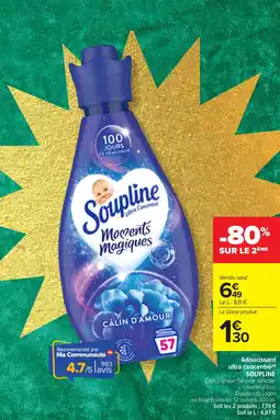Carrefour Market Adoucissant ultra concentré soupline offre