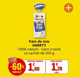 Coccinelle Supermarché Pain de mie harry's offre