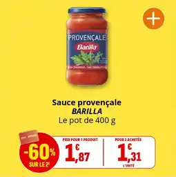 Coccinelle Supermarché Sauce provençale barilla offre