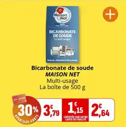 Coccinelle Supermarché Bicarbonate de soude maison net offre