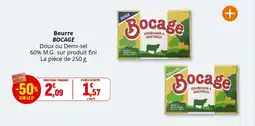 Coccinelle Supermarché Beurre bocage offre