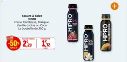 Coccinelle Supermarché Yaourt à boire hipro offre