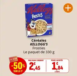 Coccinelle Supermarché Céréales kellogg's offre