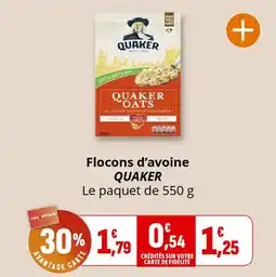 Coccinelle Supermarché Flocons d'avoine quaker offre