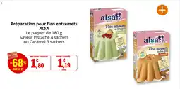 Coccinelle Supermarché Préparation pour flan entremets alsa offre