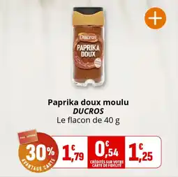 Coccinelle Supermarché Paprika doux moulu ducros offre