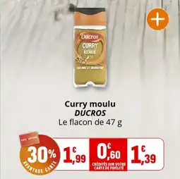 Coccinelle Supermarché Curry moulu ducros offre