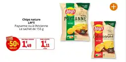 Coccinelle Supermarché Chips nature lay's offre
