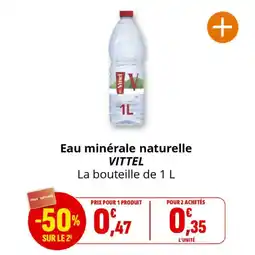 Coccinelle Supermarché Eau minérale naturelle vittel offre