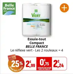 Coccinelle Supermarché Essuie-tout compact belle france offre