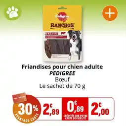 Coccinelle Supermarché Friandises pour chien adulte pedigree offre