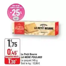 G20 La mere poulard - le petit beurre offre