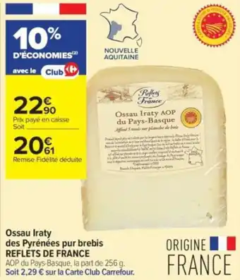 Ossau iraty des pyrénées pur brebis reflets de france