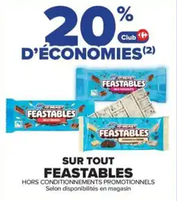 Carrefour Contact Sur tout feastables offre