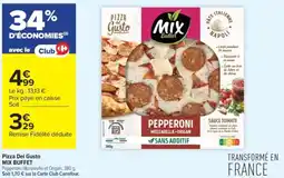 Carrefour Contact Pizza del gusto mix buffet offre