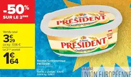 Carrefour Contact Beurrier gastronomique président offre