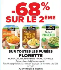 Carrefour Contact Sur toutes les purées florette offre