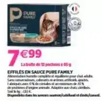 Delbard Pure family - effilés en sauce offre