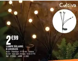 La Foir'Fouille Lampe solaire 6 luccoles offre