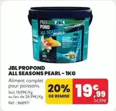 Animalis Jbl - propond all seasons pearl offre