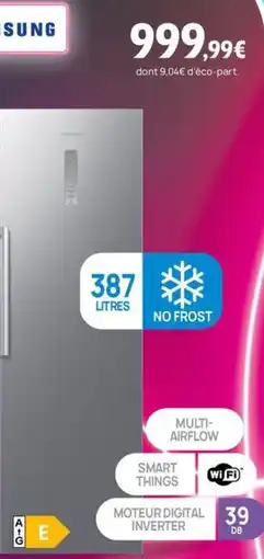 Darty Réfrigérateur SAMSUNG RR39C7BH5S9 offre