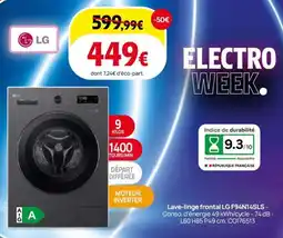 Darty Lave-linge frontal LG F94N14SLS offre