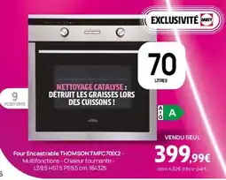 Darty Four Encastrable THOMSON TMFC701X2 offre
