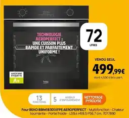 Darty Four BEKO BBIM18301XFPE AEROPERFECT offre