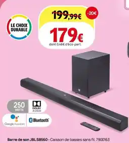 Darty Barre de son JBL SB560 offre