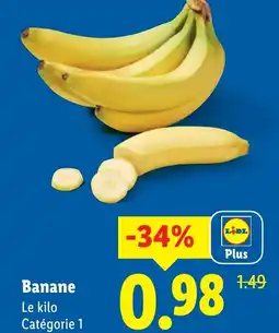 Lidl Banane offre