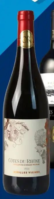 Vallée or du rhône côtes du rhône vieilles vignes