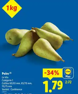Lidl Poire offre