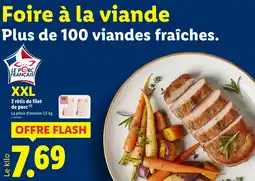 Lidl 2 rôtis de filet de porc offre