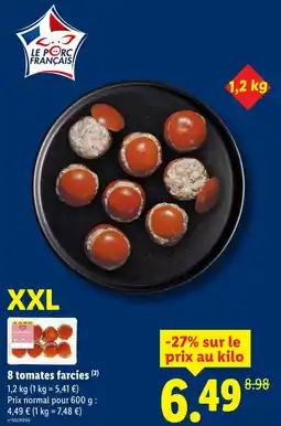 Lidl 8 tomates farcies offre