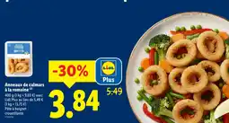Lidl Anneaux de calmars à la romaine offre