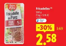 Lidl Fricadelles offre